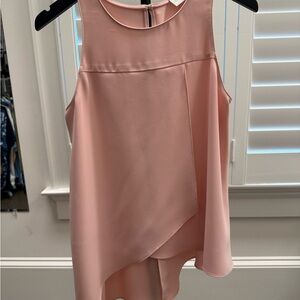 Amanda Uprichard Soft Asymmetrical Pink Top